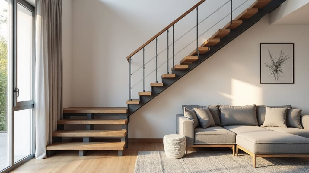 Monte escalier installé dans une maison à Villeneuve-d