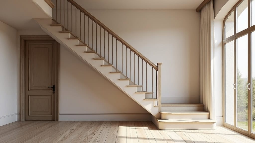 Monte-escalier installé dans une maison traditionnelle d