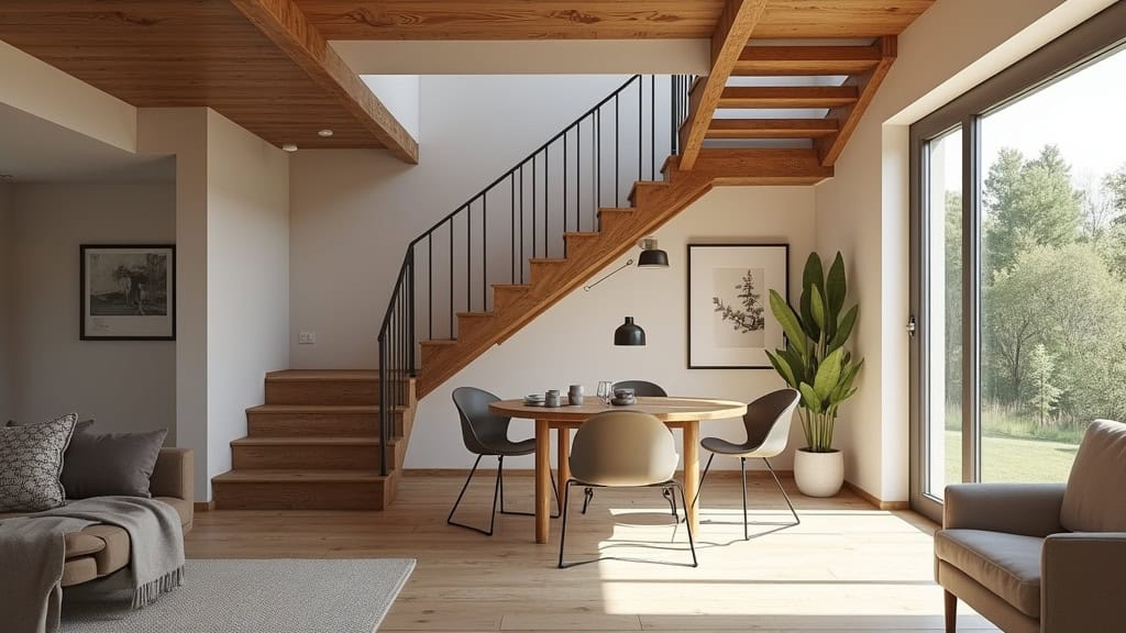 Monte-escalier installé dans une maison traditionnelle de Saint-Donat-sur-l