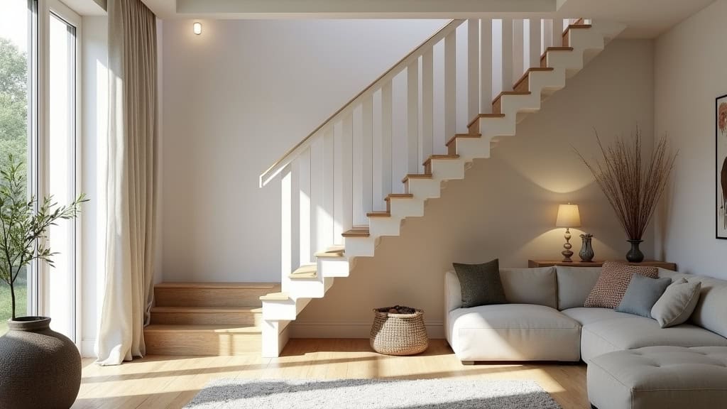 Monte escalier installé dans une maison typique de Verton