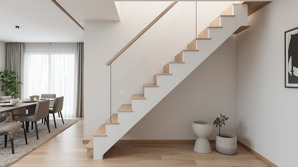 Monte-escalier installé et fonctionnel dans une maison à Patay