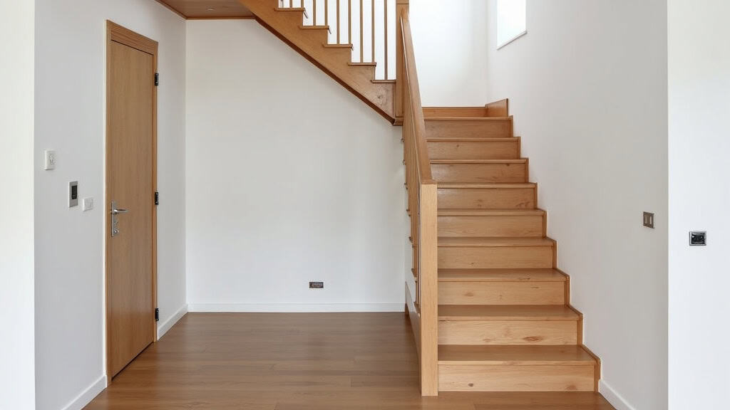 Monte-escalier installé sur un escalier droit en bois dans une maison de Clamart, avec siège confortable et rail discret