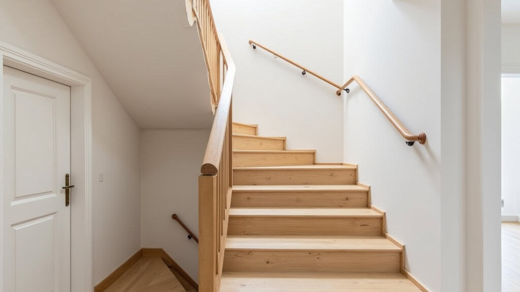 Monte-escalier droit installé sur un escalier intérieur en bois à Issy-les-Moulineaux, avec siège ergonomique et rail discret