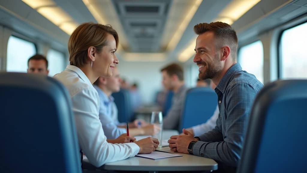 Professionnel en train d