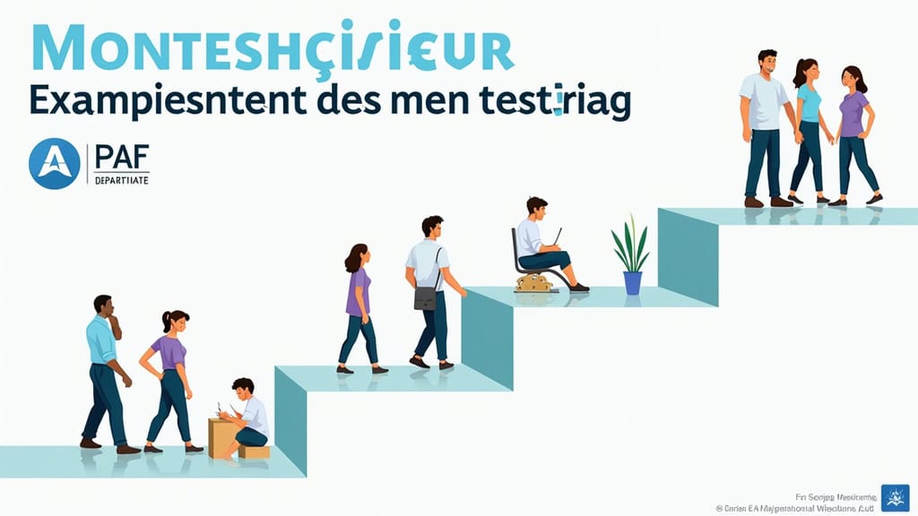 Affiche explicative des aides financières pour monte-escalier en Martinique, avec logos APA, CAF, Département