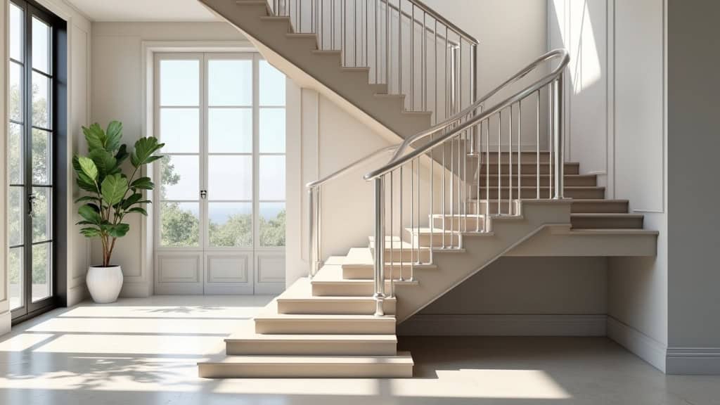 Monte-escalier droit installé à l