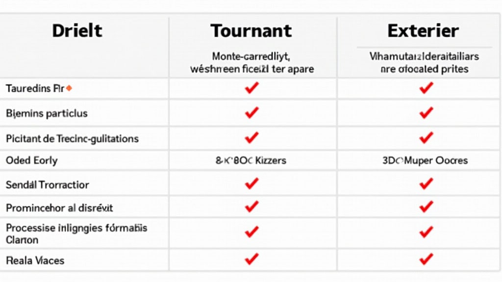 Tableau comparatif visuel des types de monte-escaliers : droit, tournant et extérieur, avec prix, installation et caractéristiques techniques pour Le Soler 2025