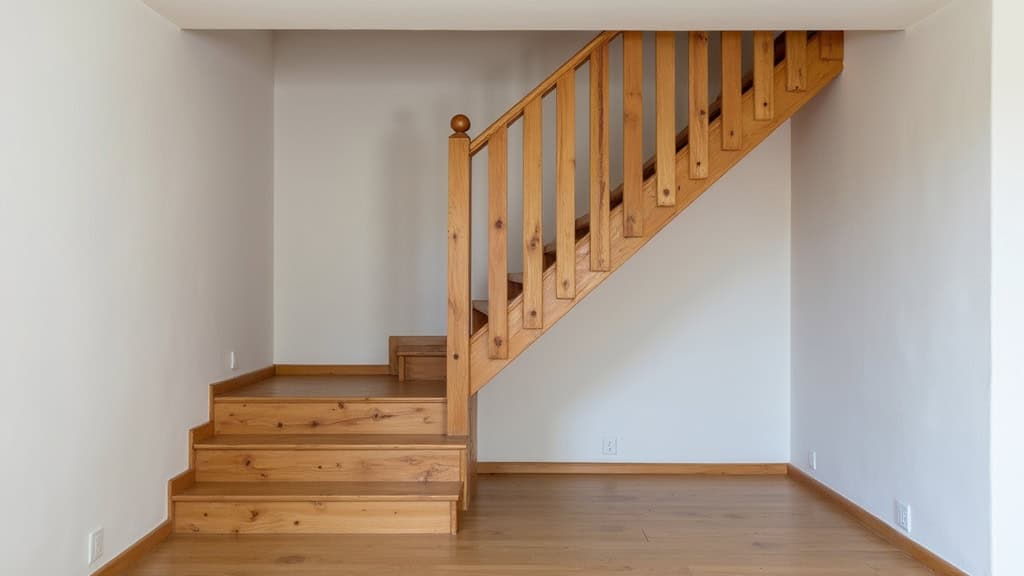 Installation d’un monte-escalier droit sur un escalier en bois dans une maison traditionnelle à Mareuil-le-Port