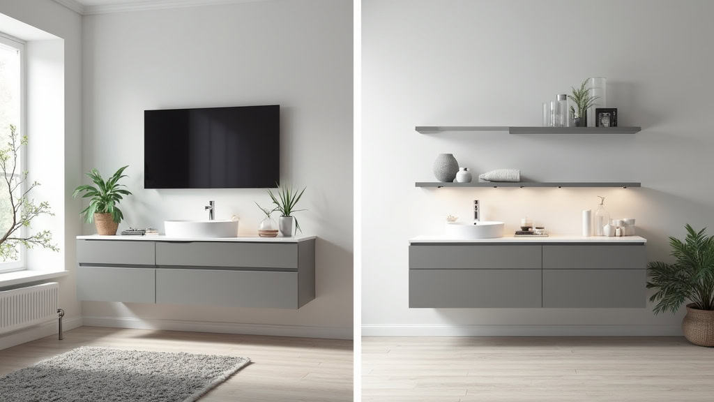 Comparaison avant et après installation d