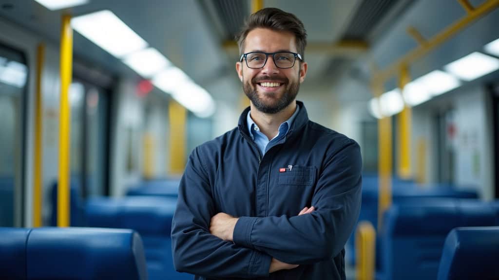 Technicien professionnel en train d