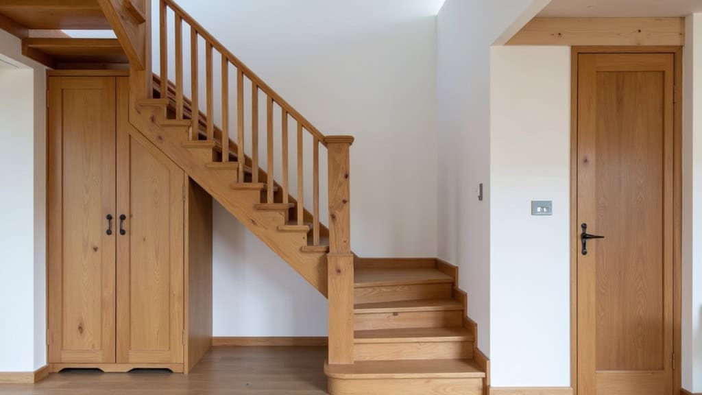 Monte-escalier droit installé sur un escalier en bois dans une maison traditionnelle à Mauléon-Licharre