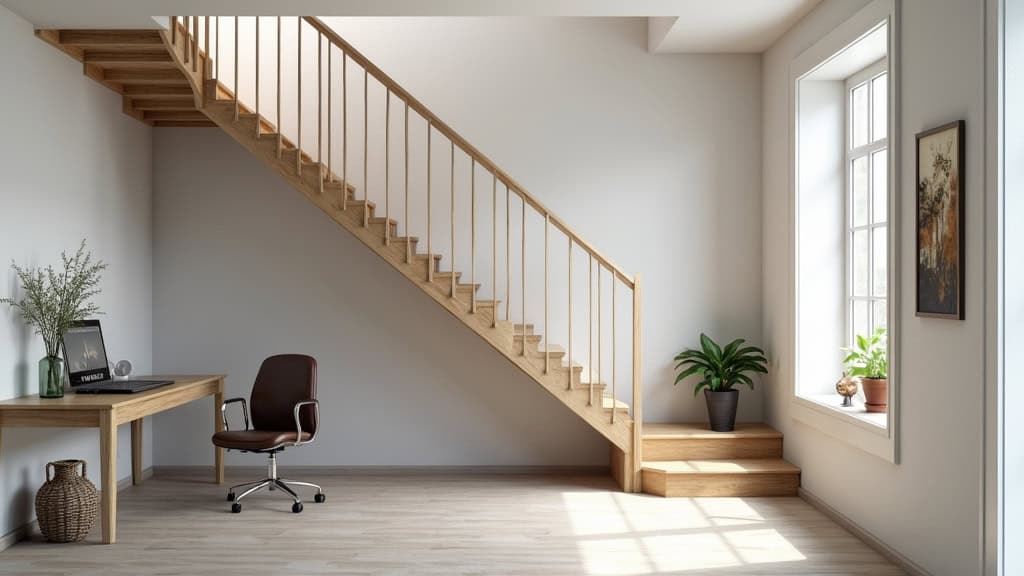 Monte-escalier mobile en cours d