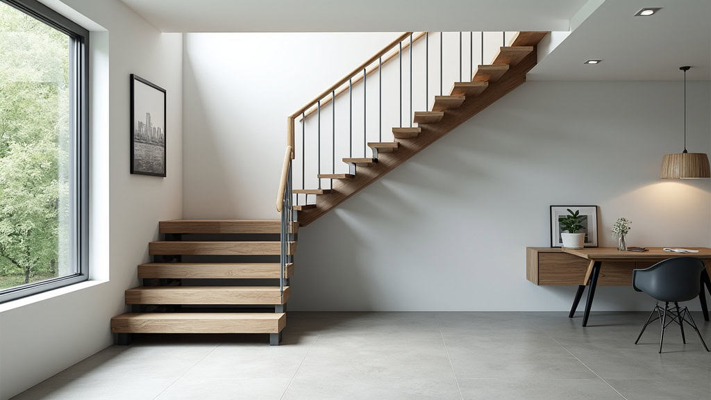 Monte-escalier à plateforme installé à l