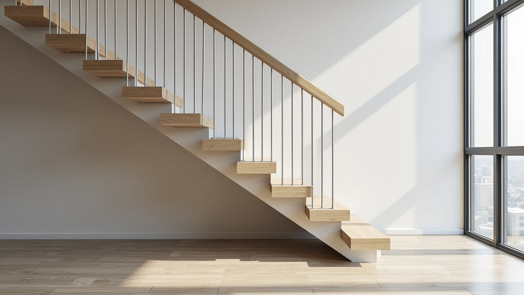 Monte-escalier droit installé à l