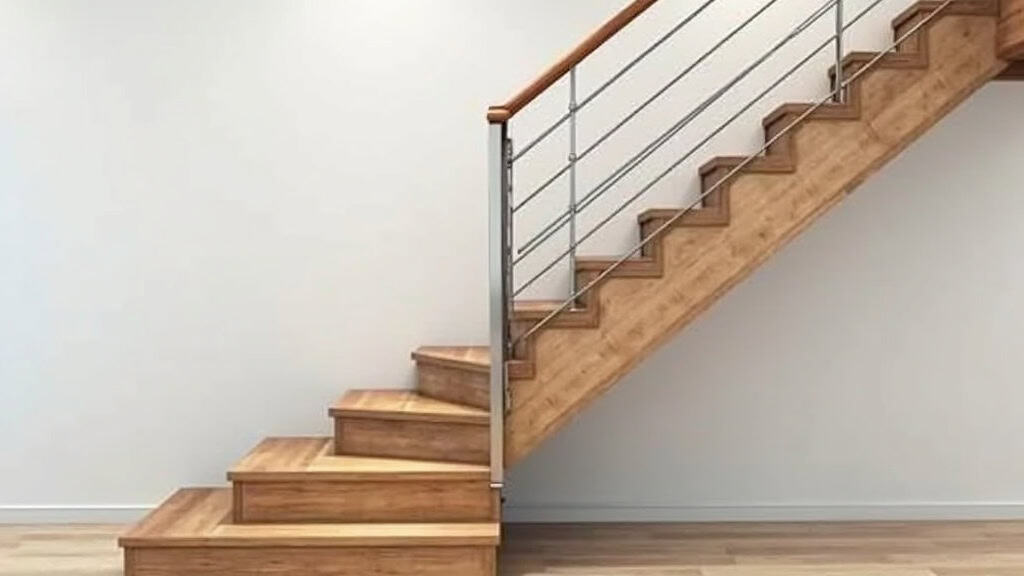 Monte-escalier droit installé dans un escalier en bois à Moosch, avec siège confortable et rail discret