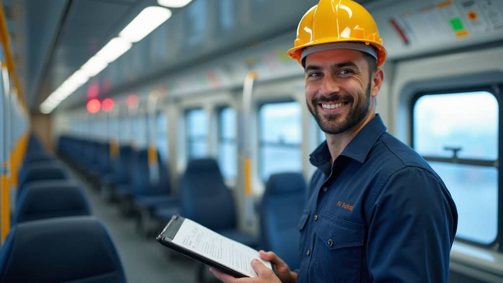 Technicien professionnel en train d