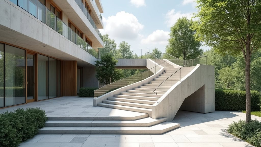 Monte-escalier extérieur à Obenheim installé sur l