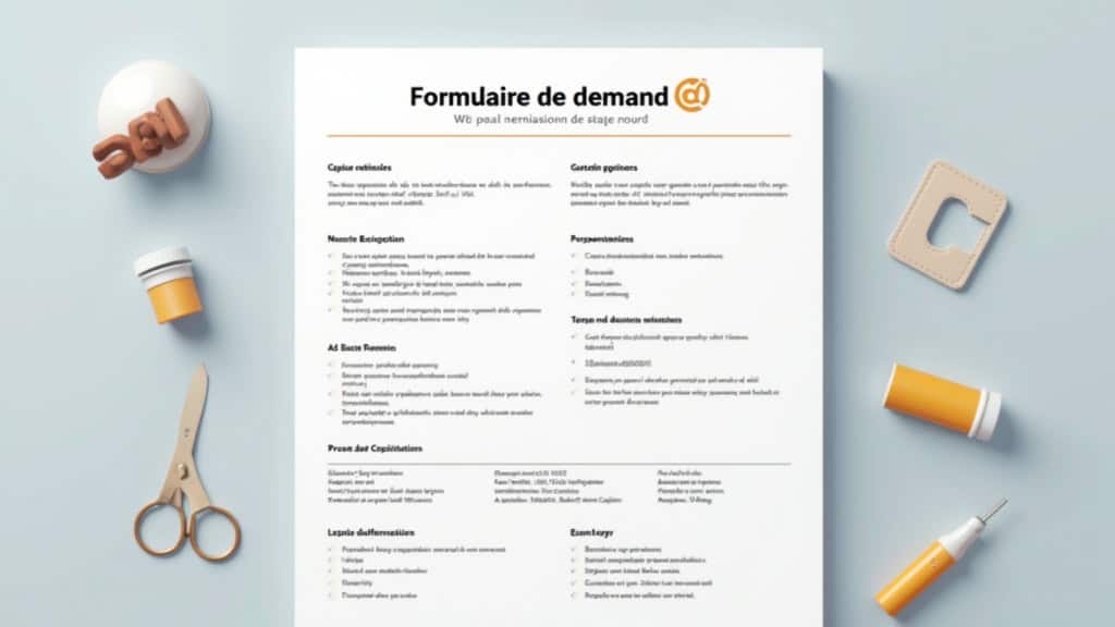 Formulaire de demande d