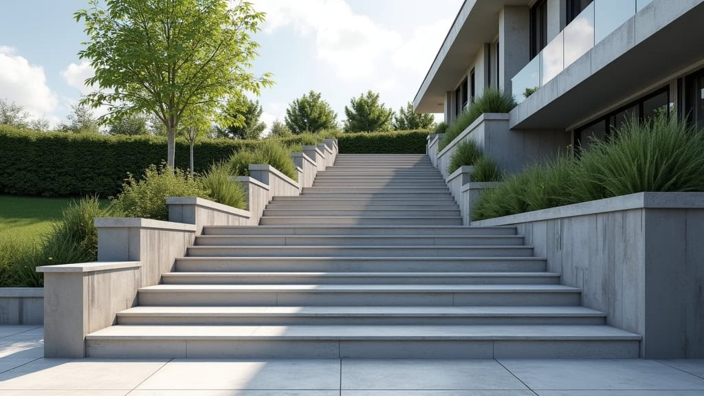 Monte-escalier extérieur installé à l