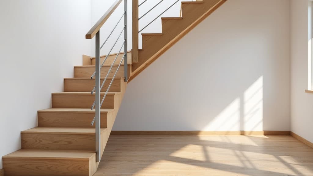 Monte-escalier droit installé sur un escalier en bois dans une maison traditionnelle de Ruffey-lès-Echirey, avec siège gris et rail en aluminium visible