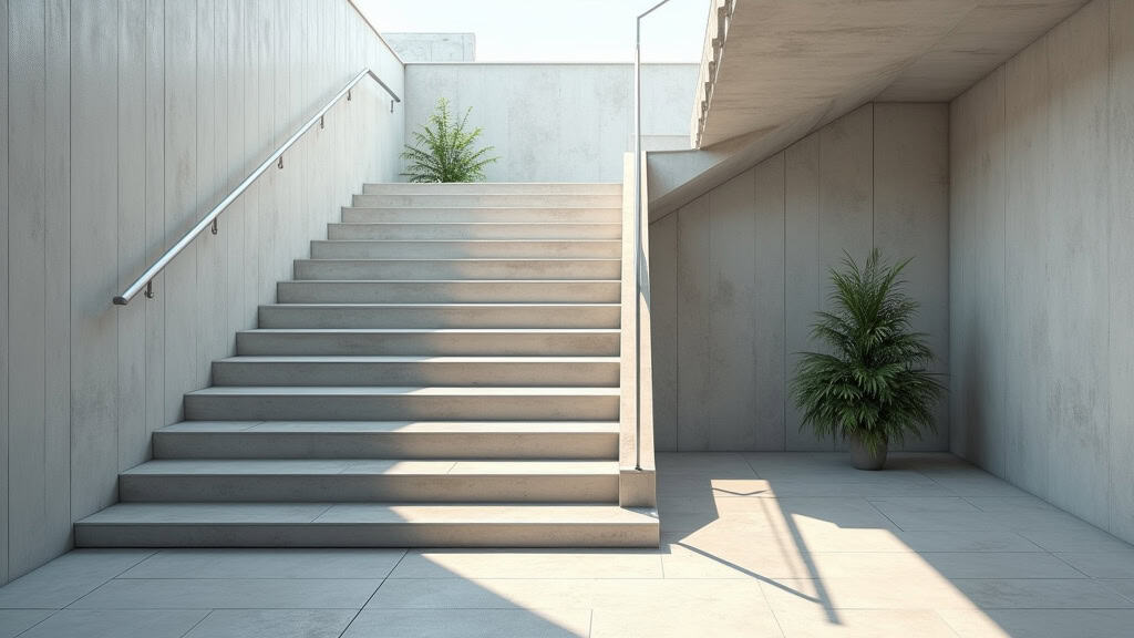 Monte-escalier à plateforme installé à l