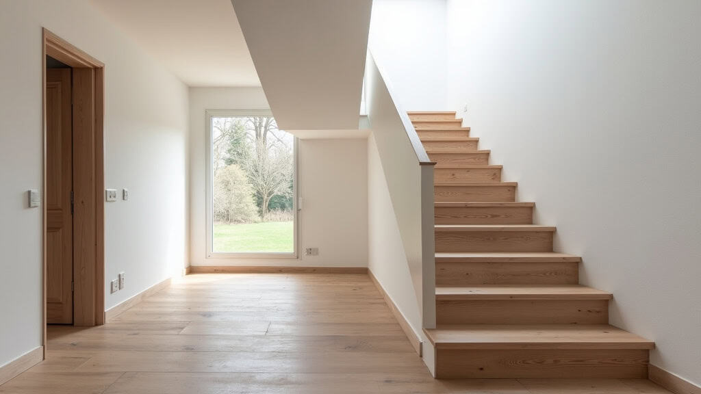 Monte-escalier à siège installé dans une maison à Saint-Cyr-l