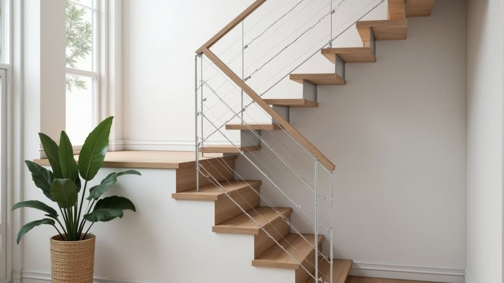 Monte-escalier droit installé à l