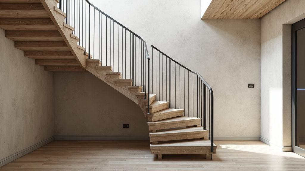 Monte-escalier droit installé sur un escalier classique à Saint-Jean-de-Liversay