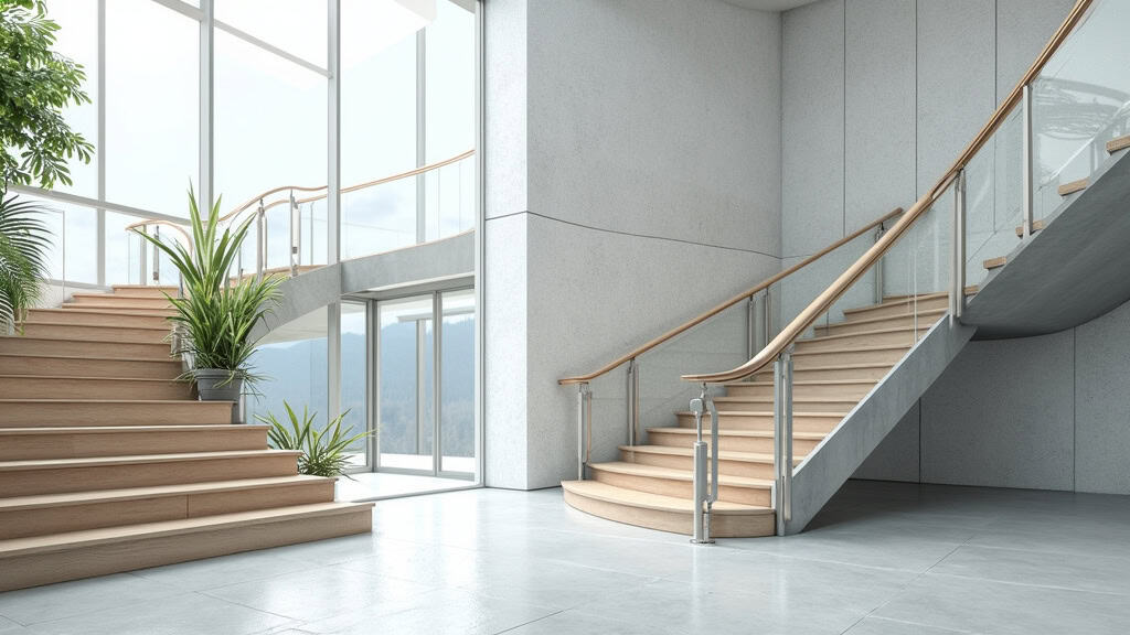 Différents types de monte-escaliers adaptés aux escaliers droits et courbes à Saint-Lunaire