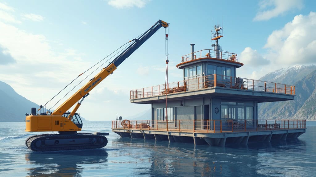 Plateforme élévatrice installée à l