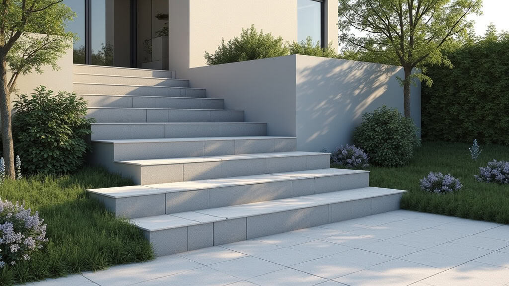 Monte-escalier extérieur en acier inoxydable permettant d