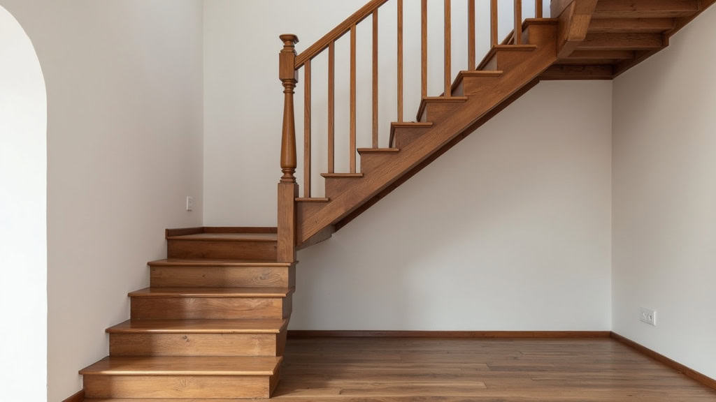 Monte-escalier droit installé sur un escalier en bois dans une maison traditionnelle à Saint-Trojan-les-Bains