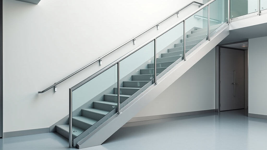 Monte-escalier plateforme en aluminium avec fauteuil roulant sur les marches d