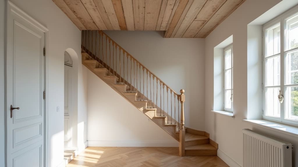 Installation d’un monte-escalier en colimaçon dans une maison ancienne à Seine-Port