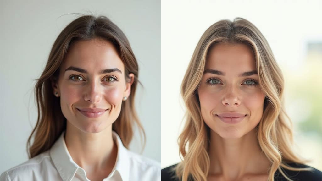 Comparaison avant-après d