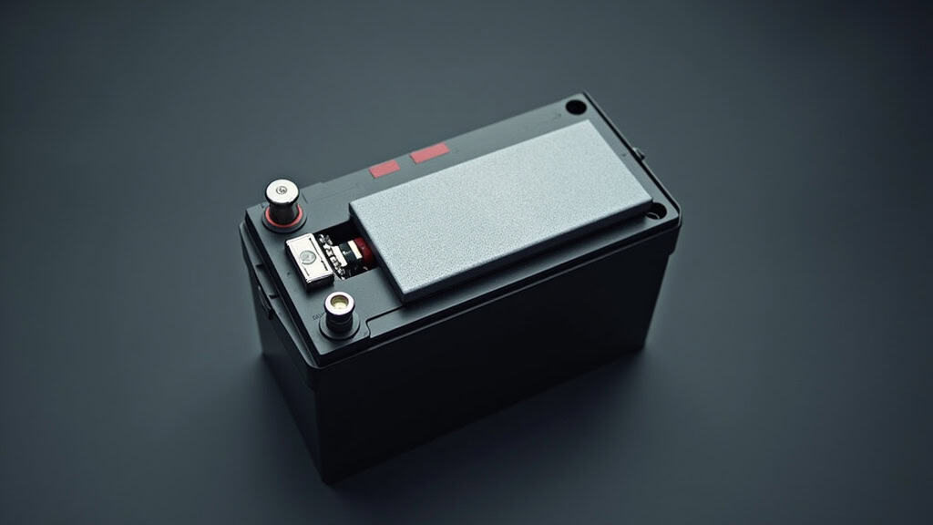 Détail de la batterie de secours d