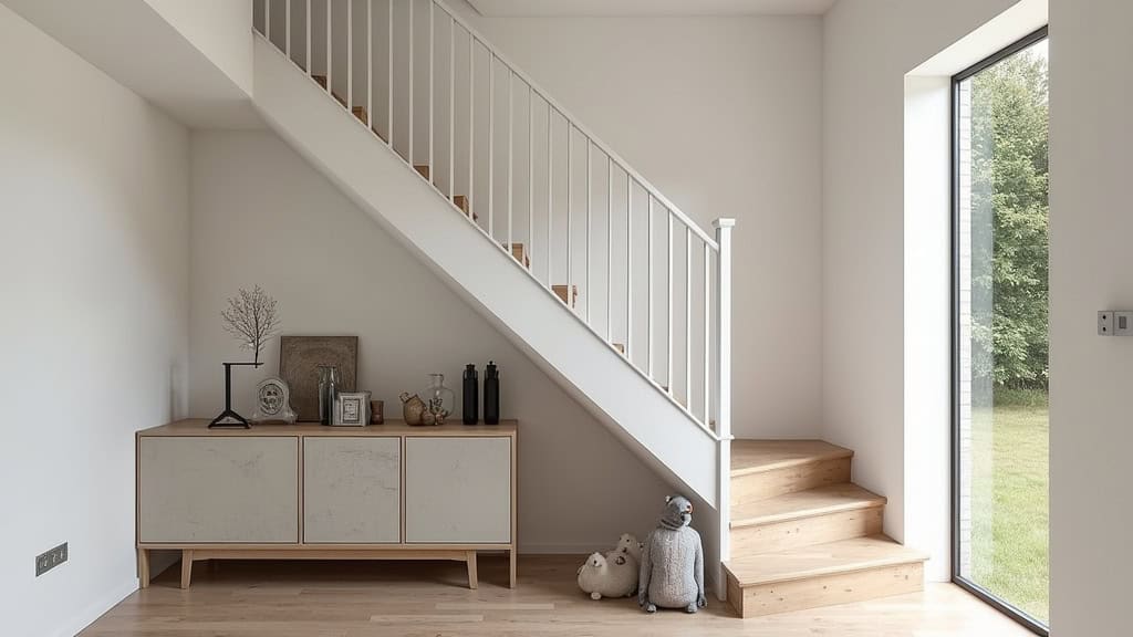Monte-escalier tournant avec rail personnalisé pour un escalier en colimaçon dans une demeure alsacienne