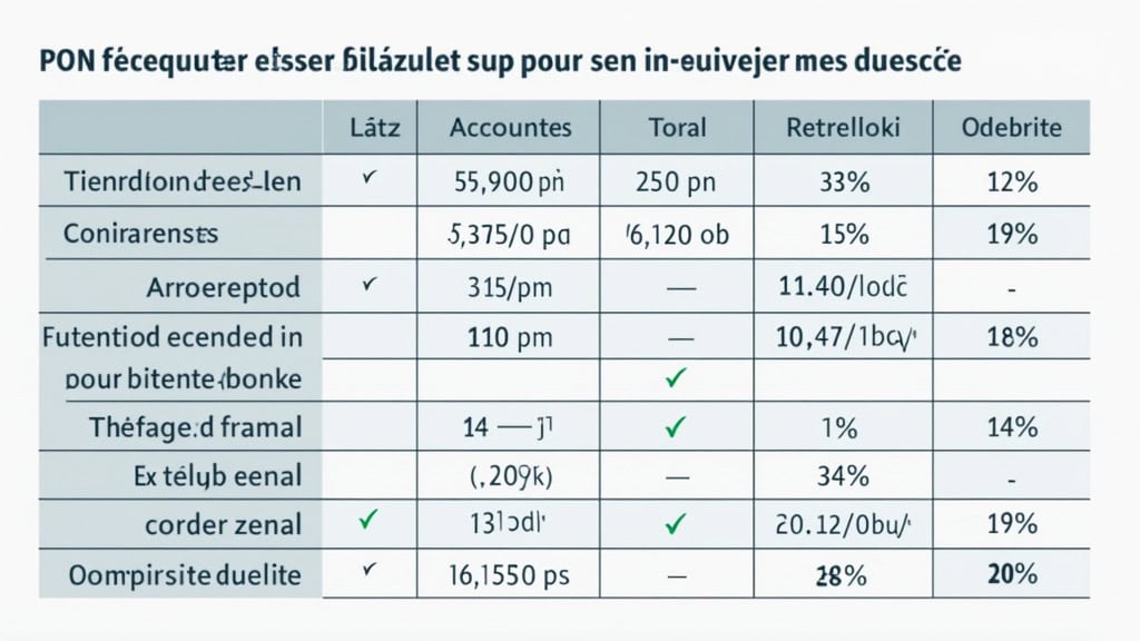 Tableau des aides financières pour l
