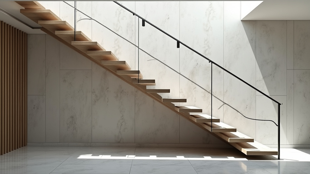 Monte-escalier tournant en cours d