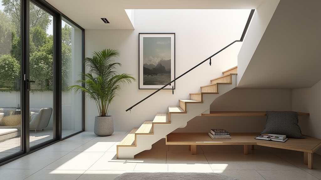 Monte-escalier tournant installé dans un escalier en colimaçon à Gréoux-les-Bains