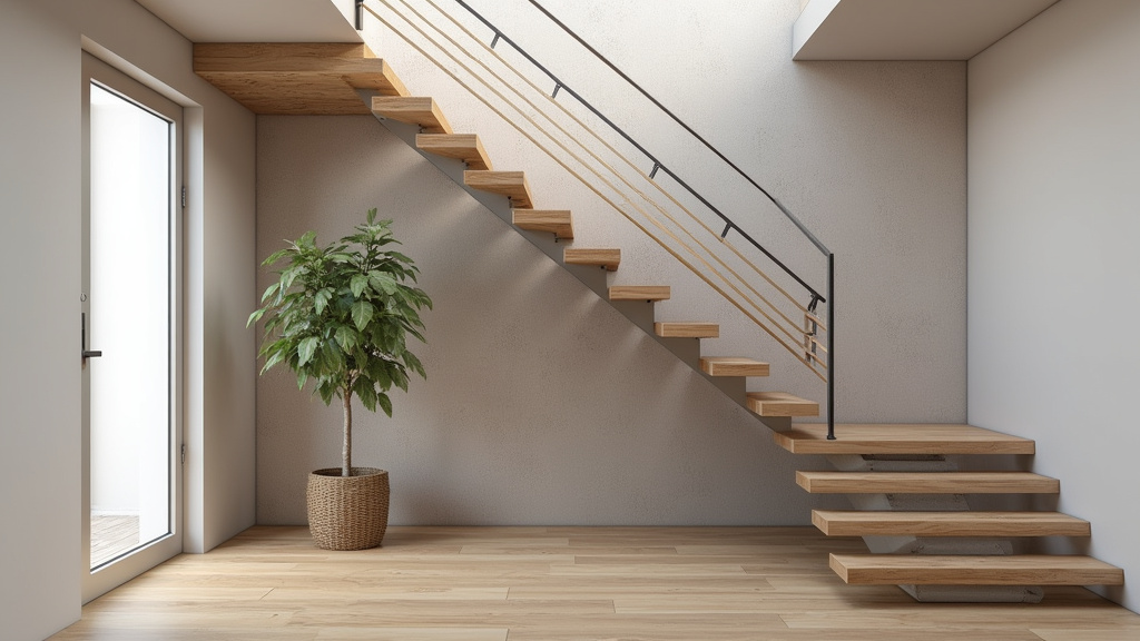 Monte-escalier tournant installé dans un escalier en colimaçon à Guémar