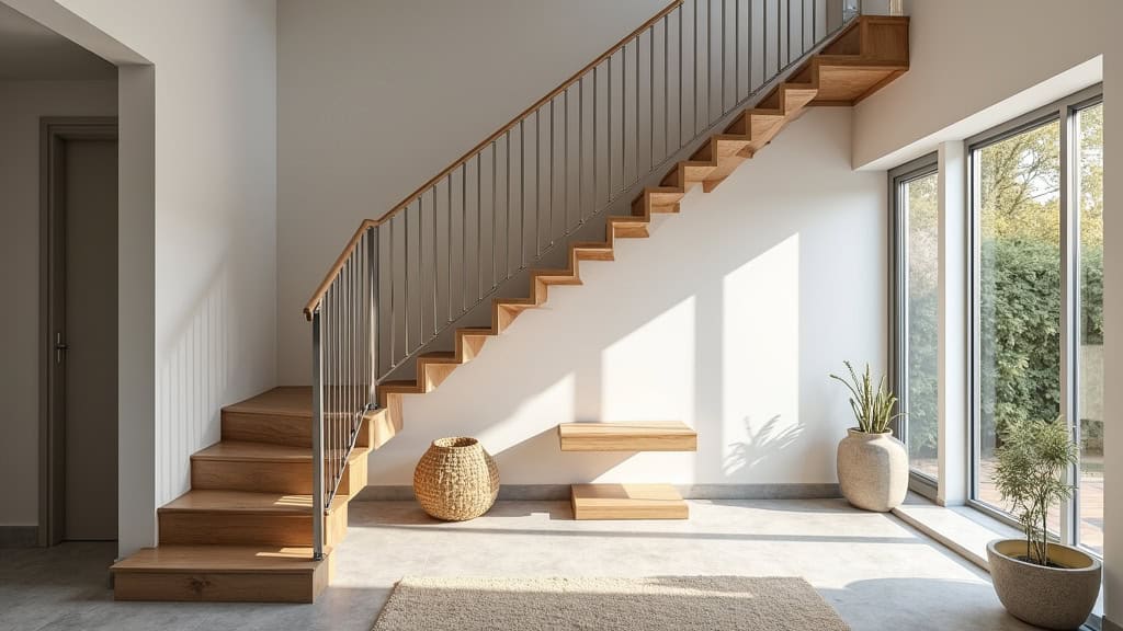 Monte-escalier tournant installé dans une maison à Bagnères-de-Bigorre