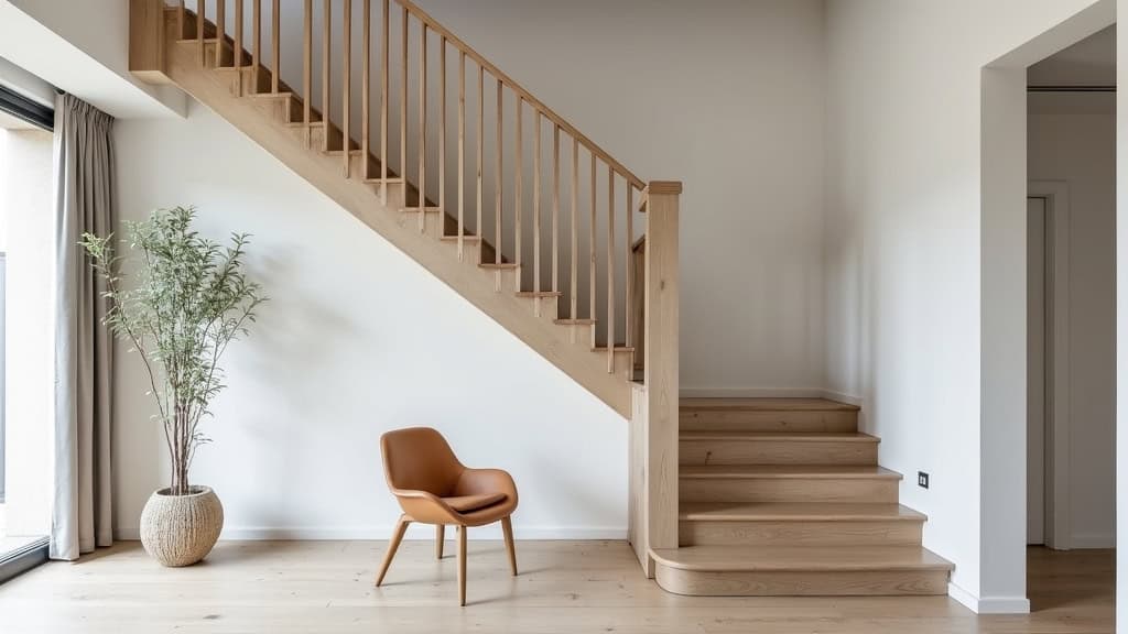 Monte escalier tournant installé dans une maison à Sacy-le-Grand