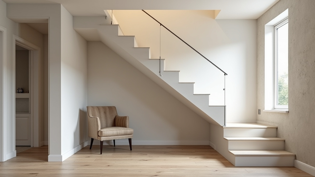 Monte-escalier tournant installé dans une maison à Saint-Paterne - Le Chevain