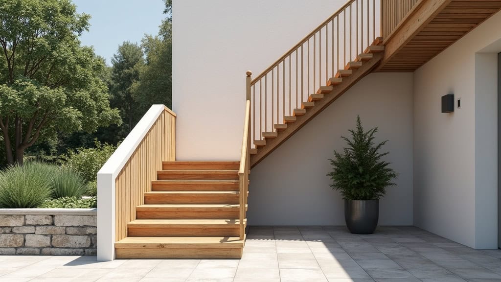 Monte-escalier tournant installé sur un escalier en colimaçon à Valleroy