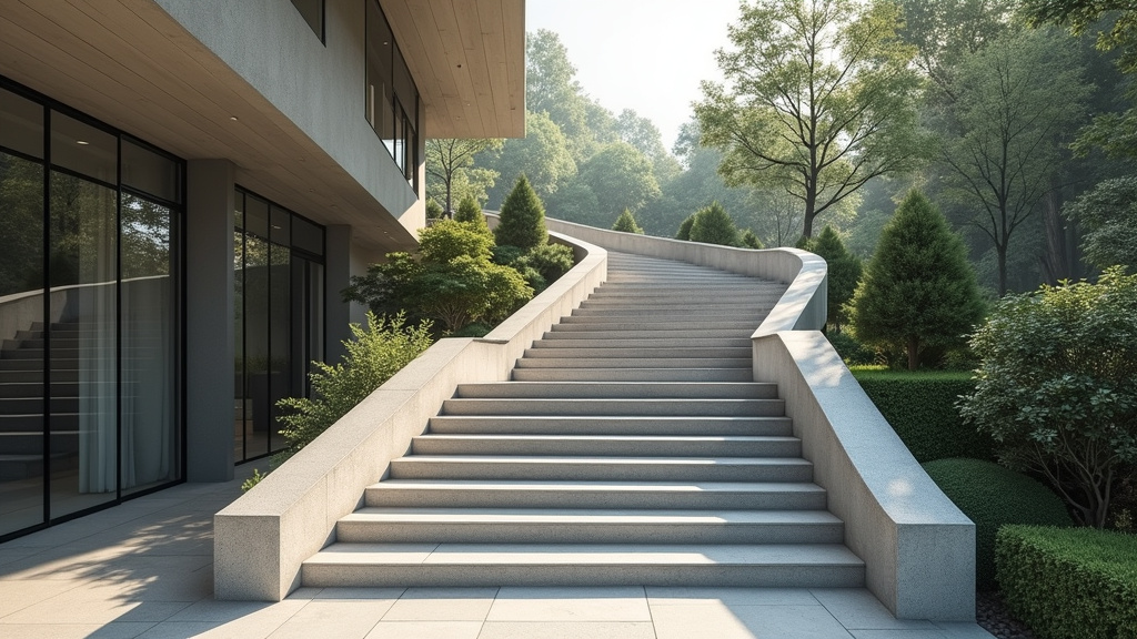 Monte-escalier tournant sur un escalier en colimaçon à Savasse