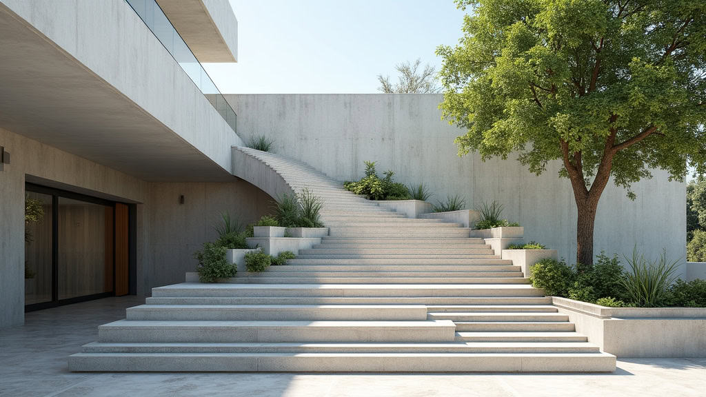 Monte-escalier extérieur installé sur les marches de l