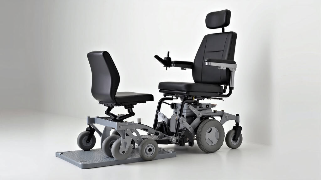 Plateforme élévatrice pour fauteuil roulant installée à l