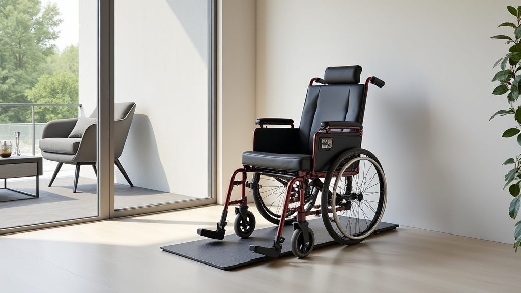 Plateforme élévatrice pour fauteuil roulant installée dans une maison à Pfastatt