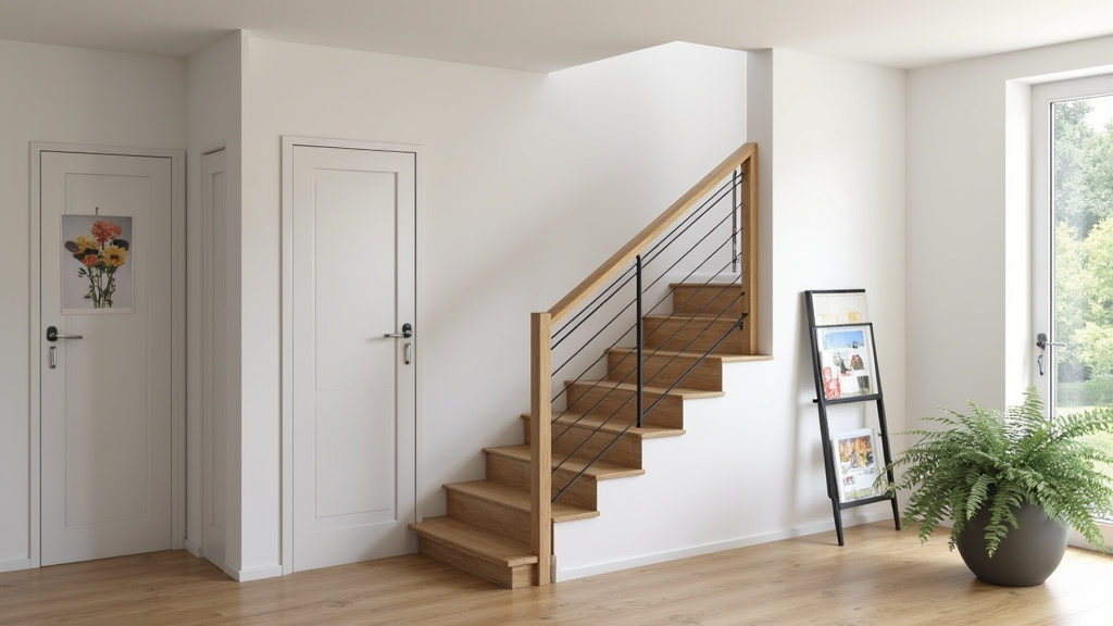 Rail de monte-escalier tournant fabriqué sur mesure pour un escalier à Villard-Bonnot